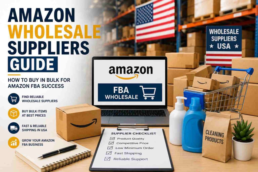Amazon Wholesale Suppliers guide for buying bulk products for Amazon FBA